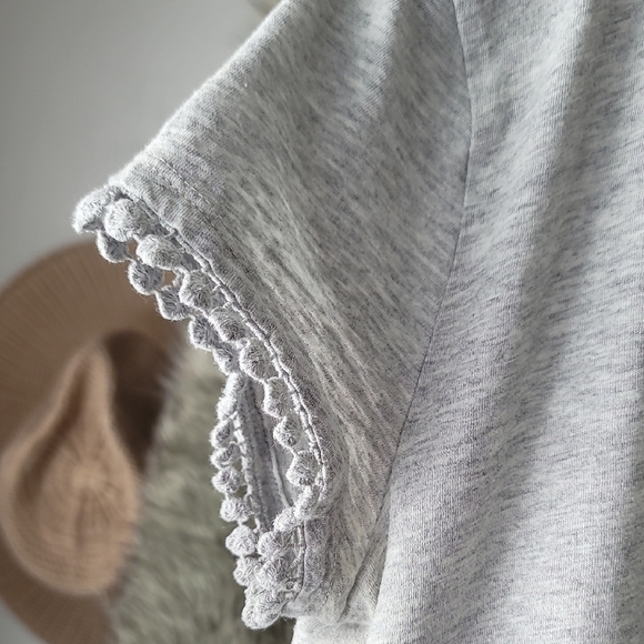 Nautica Gray V-Neck Short Sleeve Tee - Picture 4 of 9